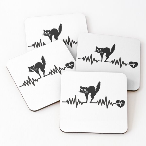Item preview, Cat Heartbeat designed and sold by Ela-Designer.