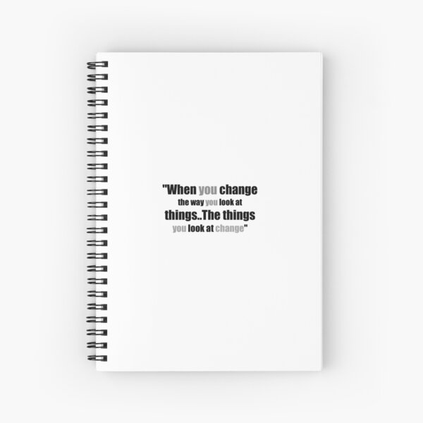 Wise Words Spiral Notebook
