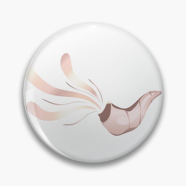 Item preview, Jewish shofar illustration rose gold designed and sold by AnnArtshock.