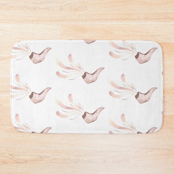 Item preview, Jewish shofar illustration rose gold designed and sold by AnnArtshock.