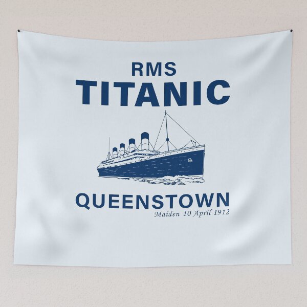 Item preview, Titanic Queen of the Ocean Vintage Cruise Sinking Ship Atlantic Voyage  designed and sold by TopTeeShop.