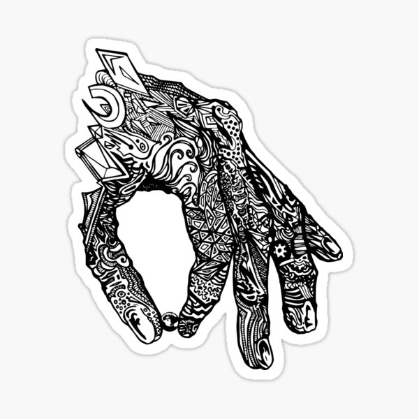 Hand of Creation - Jaime Jacob Sticker