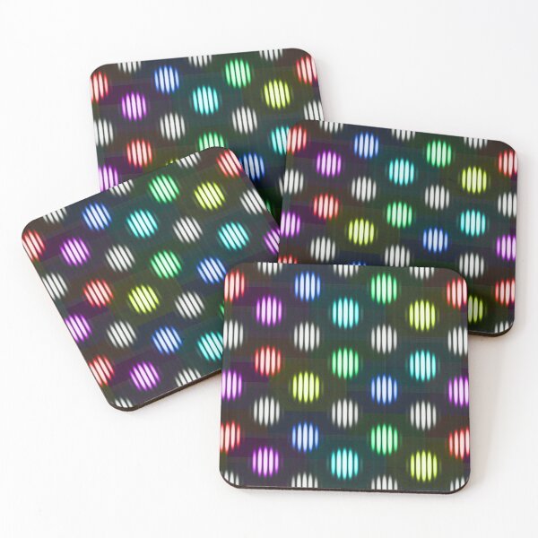 Item preview, Interference flower polka dots designed and sold by Club30-80.