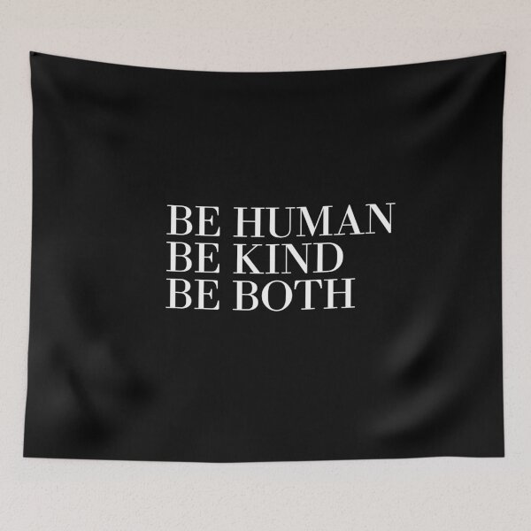 Item preview, be human be kind be both designed and sold by The Little Wood Cottage.