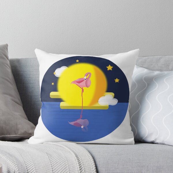 Item preview, flamingo reflection in the starry designed and sold by qzpolo.