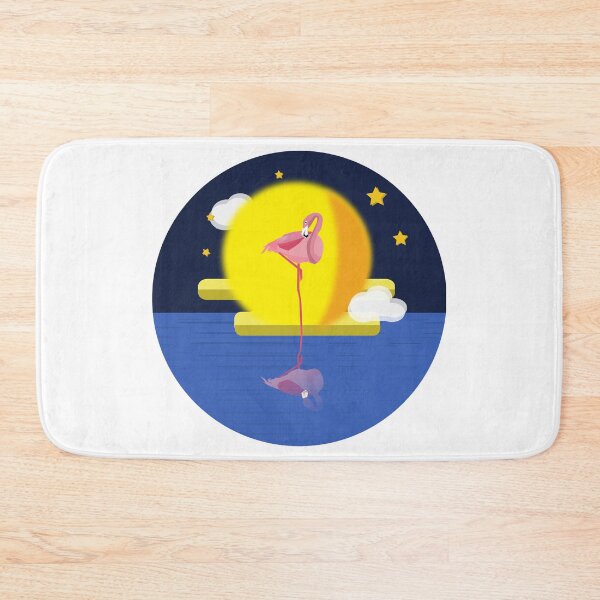 Item preview, flamingo reflection in the starry designed and sold by qzpolo.