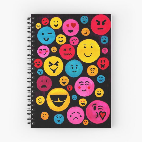 Item preview, Smiley face emoji fun artwork designed and sold by Mitsy Art.