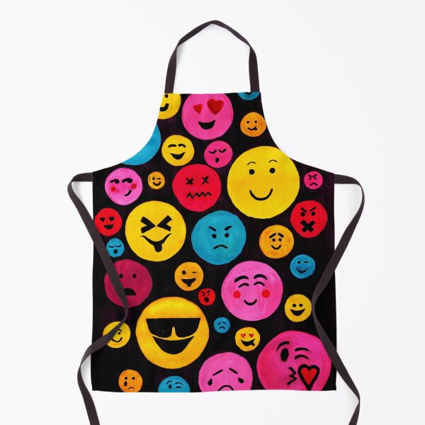 Item preview, Smiley face emoji fun artwork designed and sold by Mitsy Art.