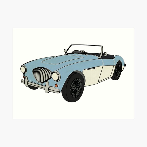 Austin-Healey Art Print