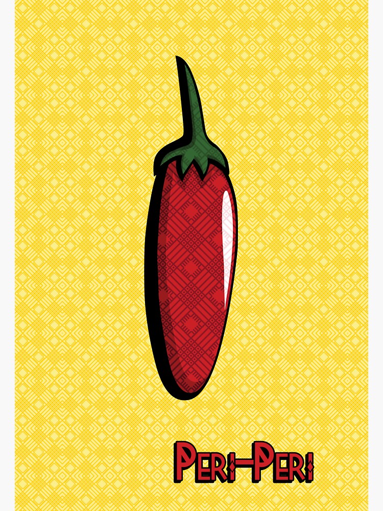 Peri-Peri Chili Pepper by ValerieDesigns
