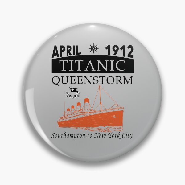 Item preview, Titanic Queen of the Ocean Vintage Cruise Sinking Ship Atlantic Voyage  designed and sold by TopTeeShop.