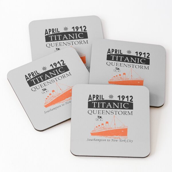 Item preview, Titanic Queen of the Ocean Vintage Cruise Sinking Ship Atlantic Voyage  designed and sold by TopTeeShop.