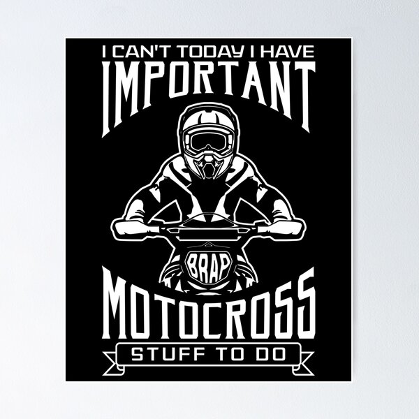 Item preview, Funny Motocross Dirt Bike Rider - I Can't Today Gift designed and sold by Shoppy  Vista.
