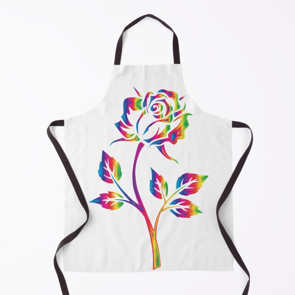 Item preview, Rainbow Rose Stencil Art designed and sold by Designs By Creation.