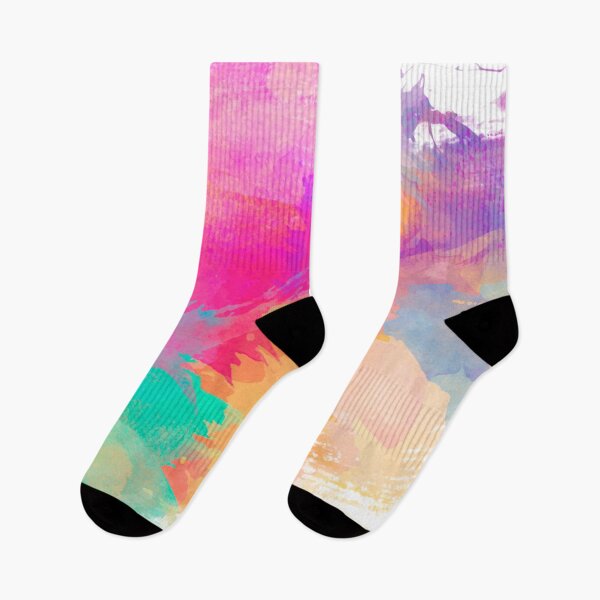 Item preview, abstract colorful watercolor stain designed and sold by dreamiedesire.