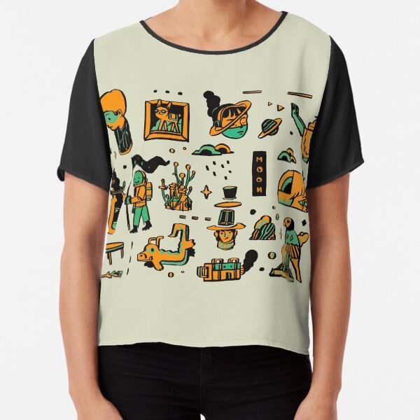 Galeria Moon Walker Chiffon Top