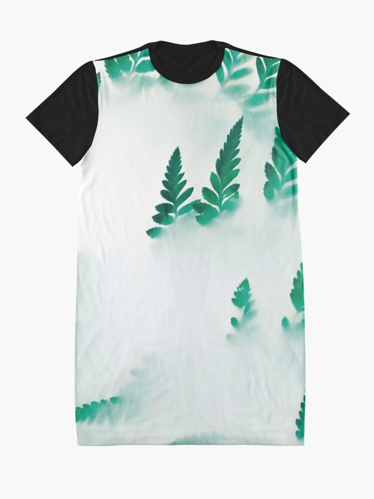 Alternate view of Foggy fern Graphic T-Shirt Dress