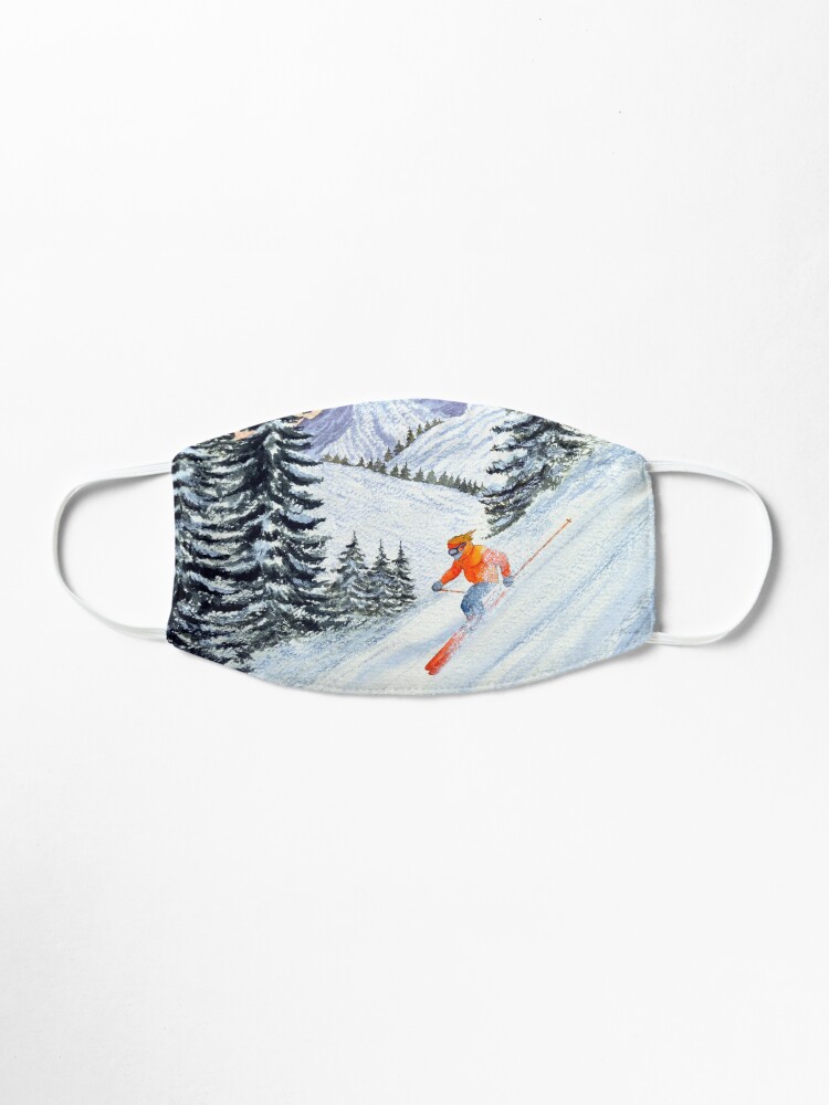 Alternate view of Skiing - The Clear Lady Leader Mask