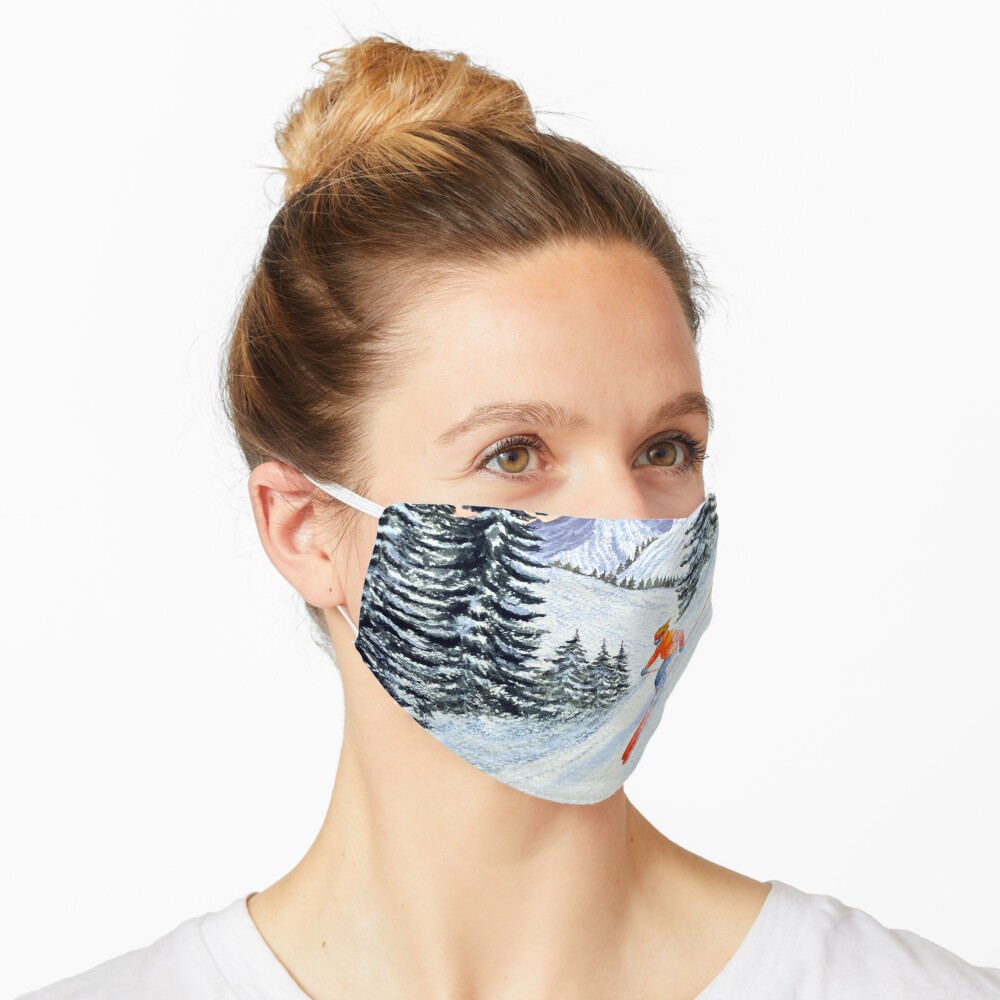 Skiing - The Clear Lady Leader Mask