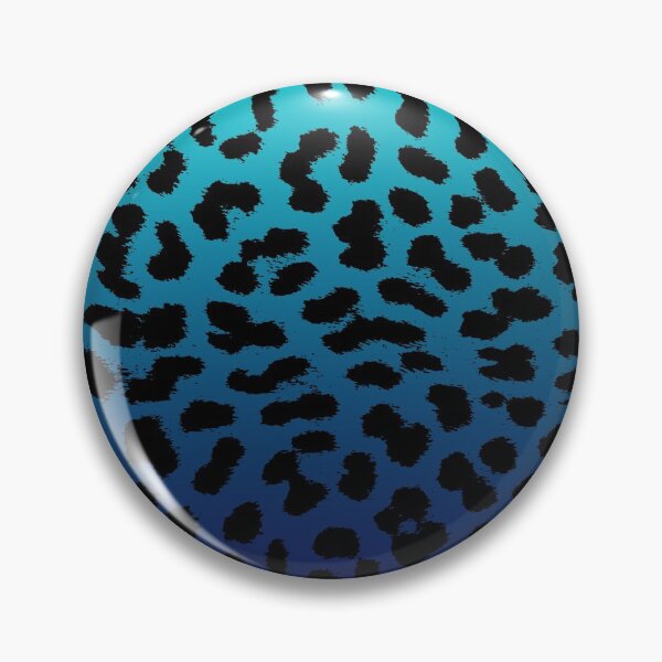Item preview, Leopard Print in Blue Cheetah Design Underwater Ocean designed and sold by MadandMean.