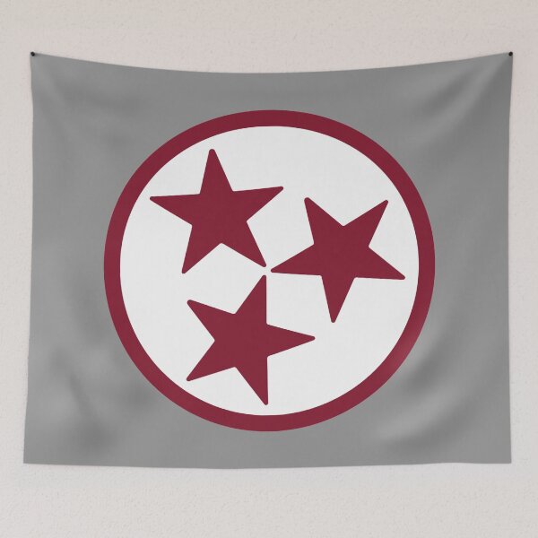 Item preview, White & Maroon Tri-Star designed and sold by tennessee-carly.
