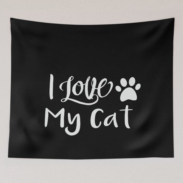 Item preview, I Love My Cat designed and sold by Ela-Designer.