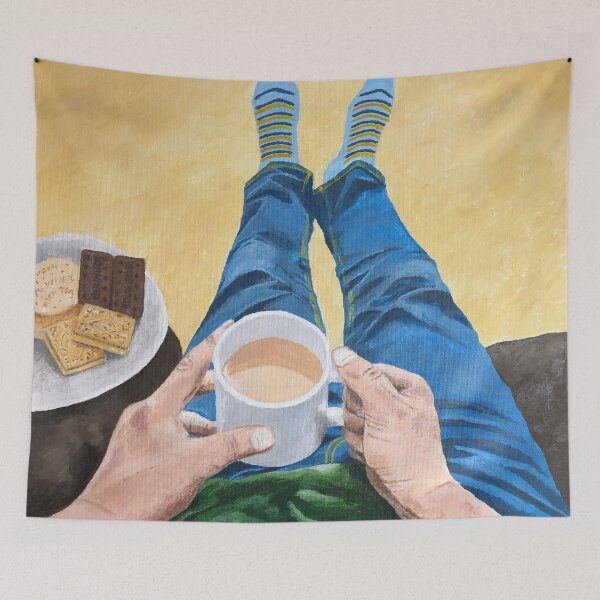 Item preview, Cup of Tea Painting designed and sold by Danny Cazzato.