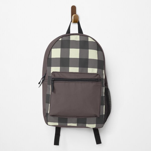 Item preview, black plaid checkered designed and sold by ZiphGames.