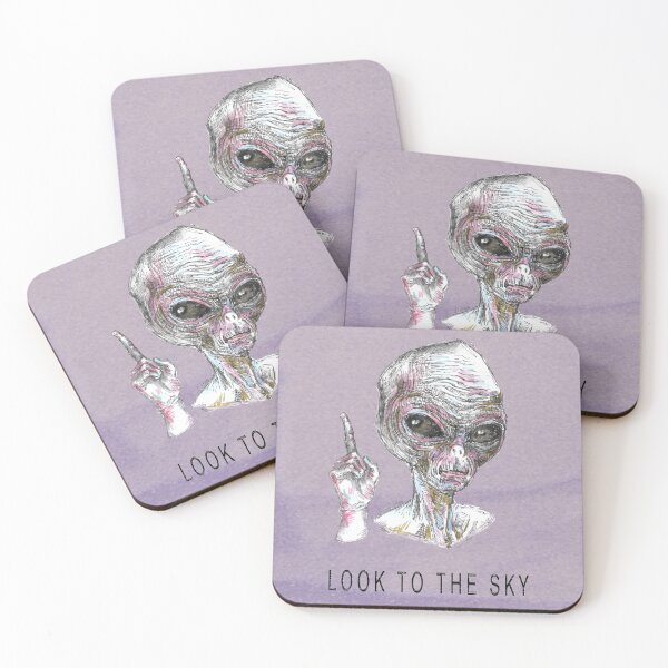 Item preview, Alien - Look to the Sky. designed and sold by FanitsaArt.