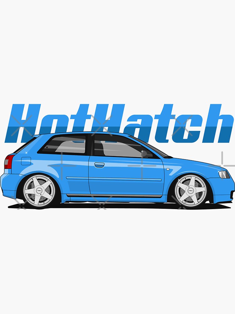 AUDI A3 8L  Sticker for Sale by shketdesign