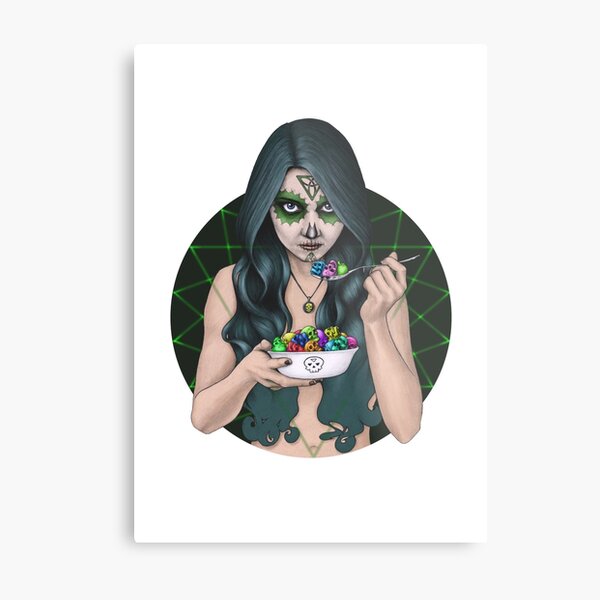 deth fuel: hed_start Metal Print