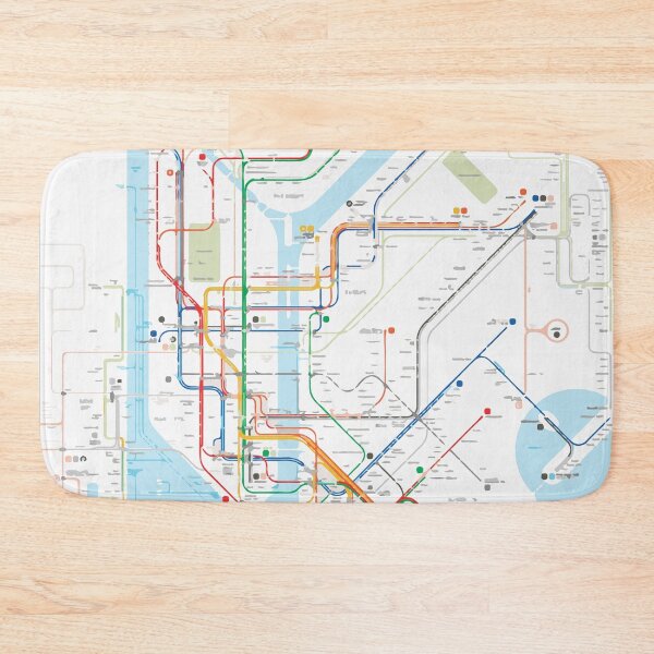 Item preview, New York City Transit Map designed and sold by carriemerriam.