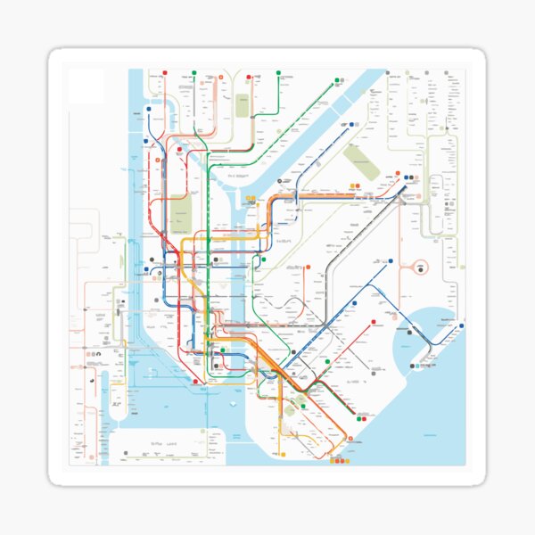 Item preview, New York City Transit Map designed and sold by carriemerriam.