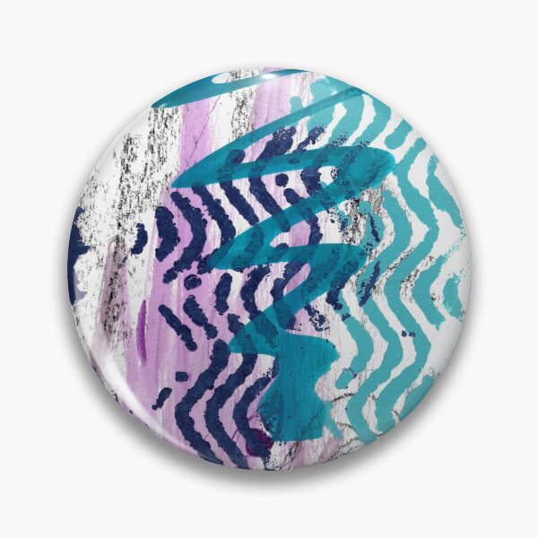 Artikelvorschau, Abstraktes Kunstwerk - Blue Purple Mark Making entworfen und verkauft von JulieInspired.