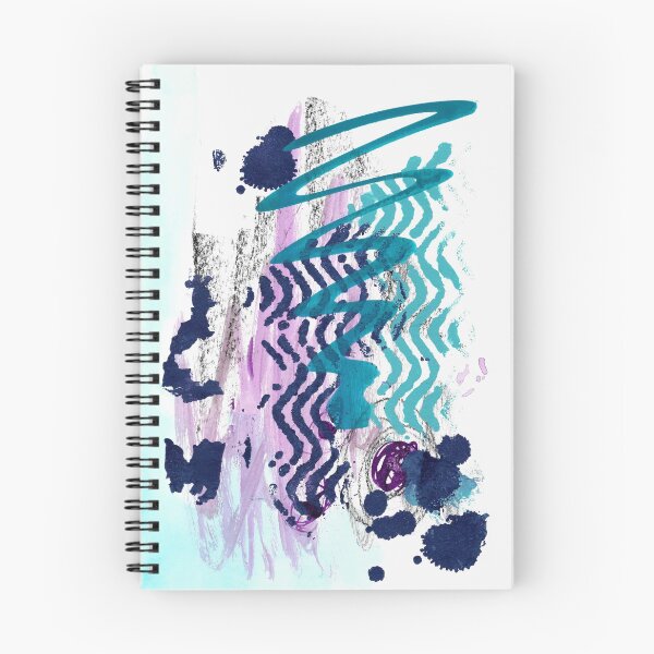 Item preview, Abstract Artwork - Blue Purple Mark Making designed and sold by JulieInspired.