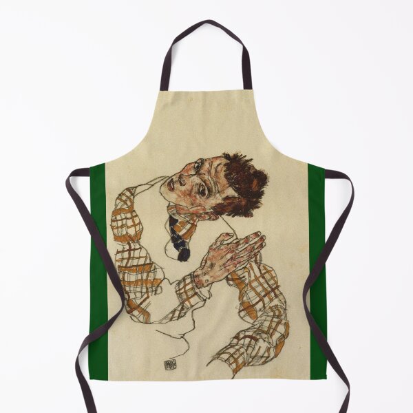 Item preview, Egon Schiele - Self Portrait With Checkered Shirt 1917 designed and sold by artcenter.