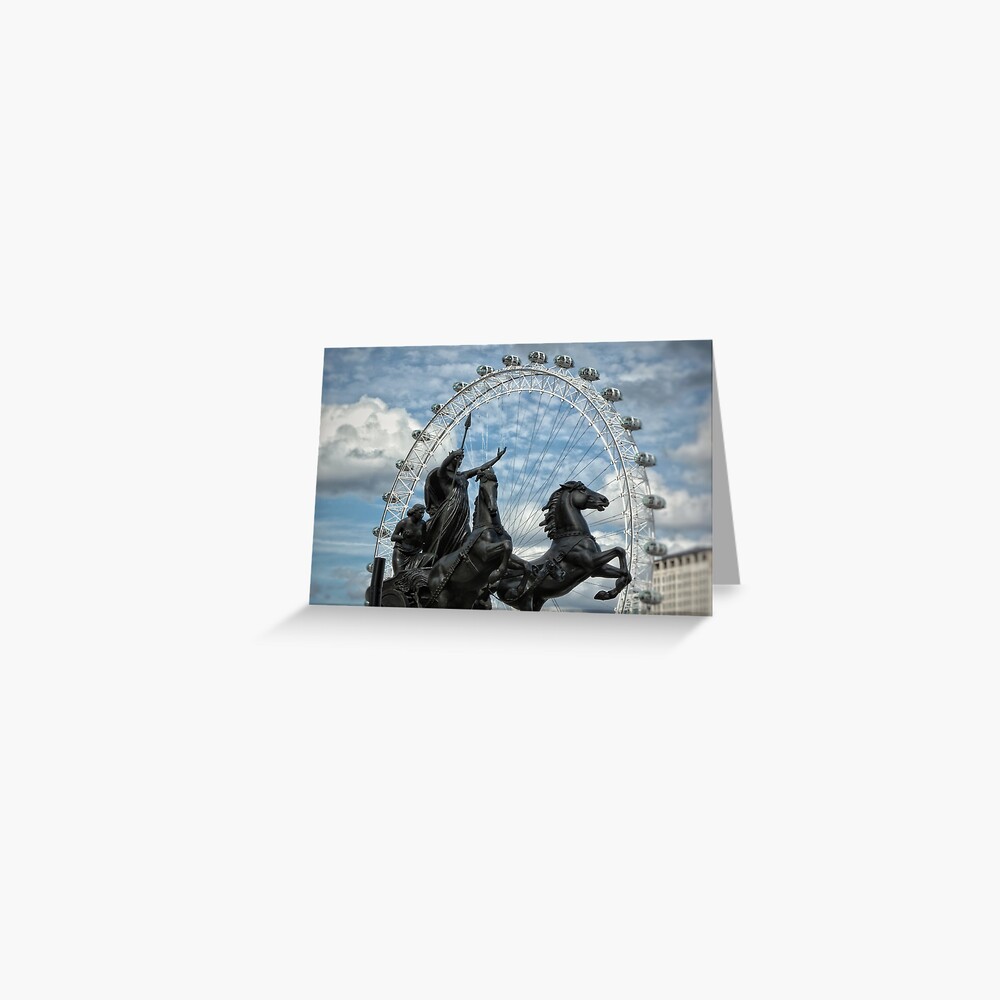 Ancient and Modern London Greeting Card