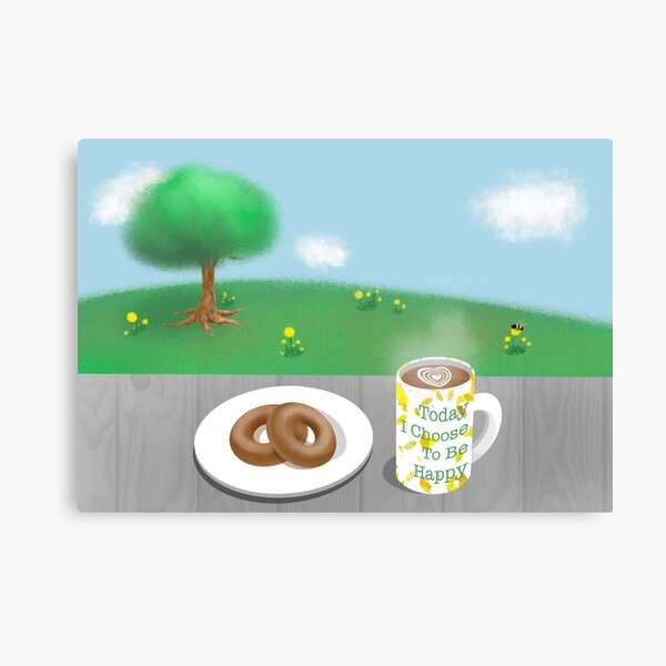 Today I Choose to Be Happy Canvas Print