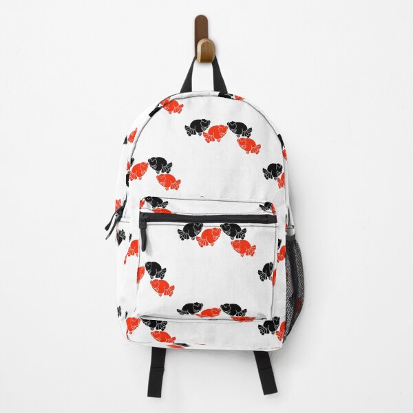 Item preview, Ranchu Red, Black Goldfish Logo designed and sold by Nosnah.