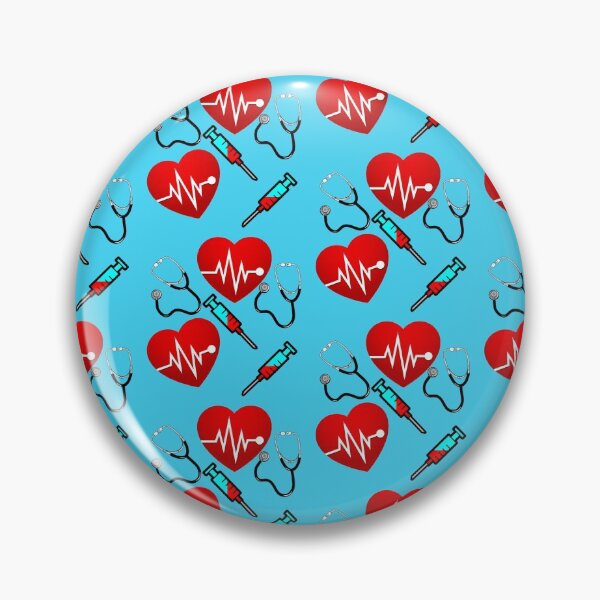 Item preview, Cardiology seamless pattern designed and sold by doctors-apparel.