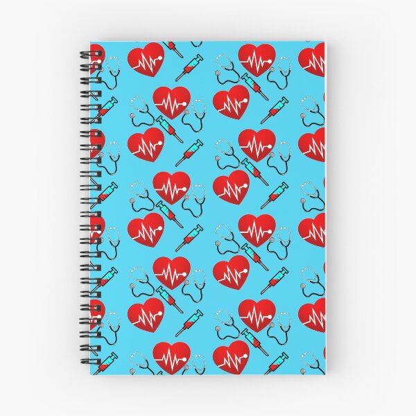 Item preview, Cardiology seamless pattern designed and sold by doctors-apparel.