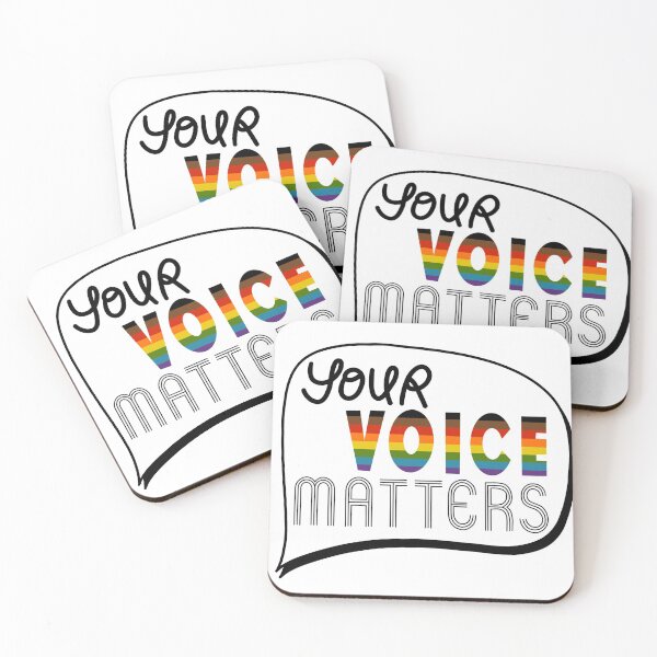 Item preview, Your Voice Matters Rainbow designed and sold by Createbyrachel.