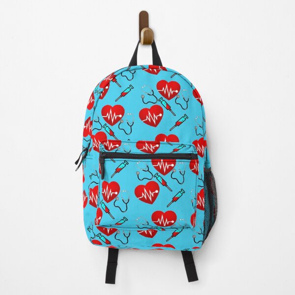 Item preview, Cardiology seamless pattern designed and sold by doctors-apparel.