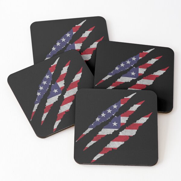 Item preview, America flag scratch crawling  designed and sold by nuynuii.
