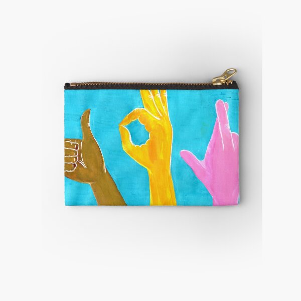 Item preview, Sign Language Hand Gestures One World designed and sold by Mitsy Art.