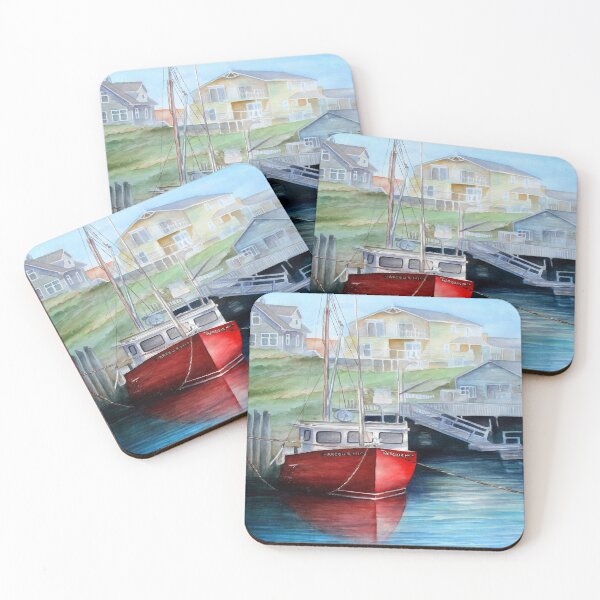 Item preview, Peggys Cove Red Boat designed and sold by rosiebrown.