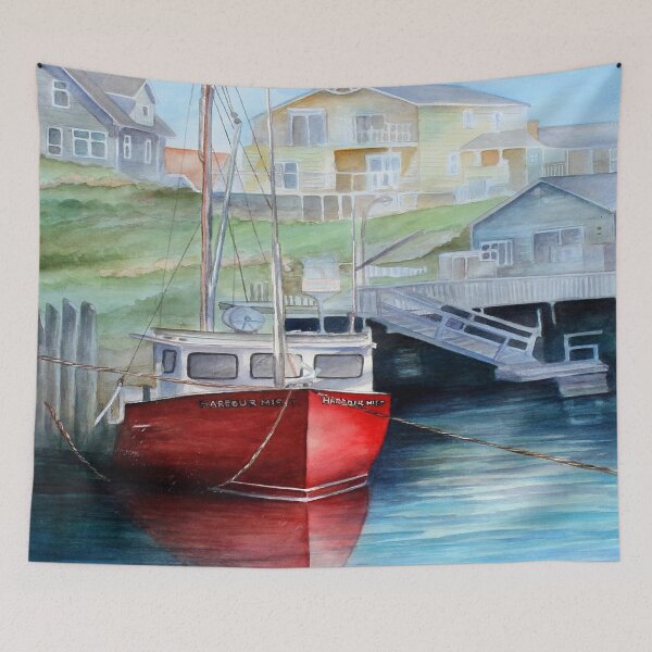 Item preview, Peggys Cove Red Boat designed and sold by rosiebrown.