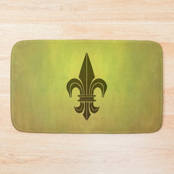 Item preview, Black Fleur De Lis on Yellow designed and sold by SolarCross.