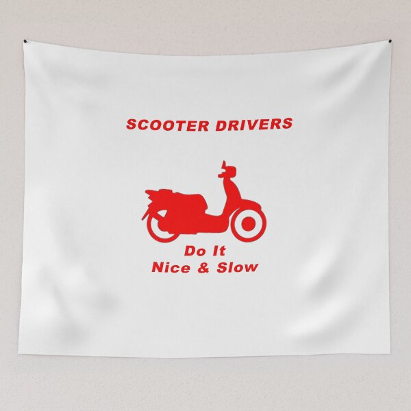Item preview, Scooter Drivers Do It Nice & Slow / Red! designed and sold by BWBConcepts.