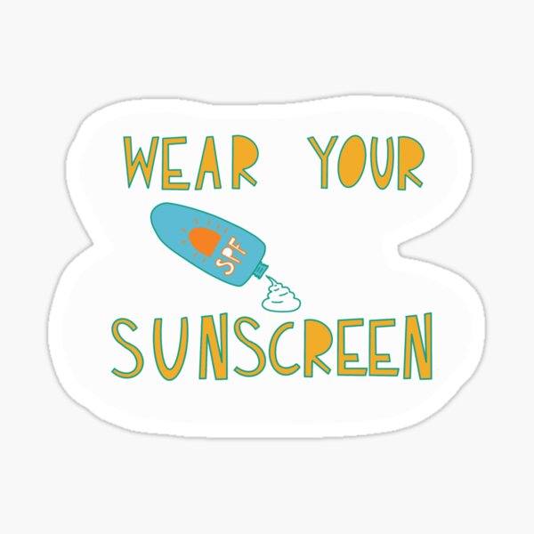 wear your spf